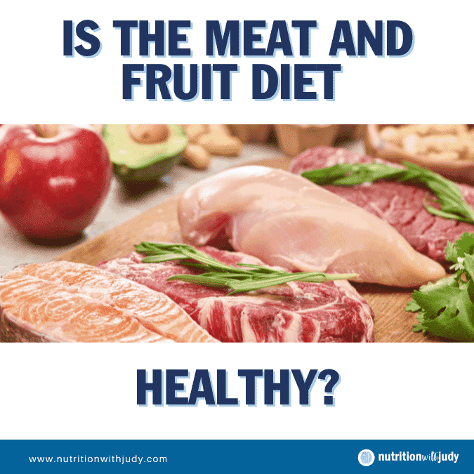 meat and fruit diet risks